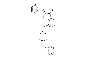 7-[(4-benzylpiperazino)methyl]-2-(2-furfurylidene)coumaran-3-one