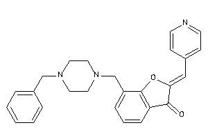 7-[(4-benzylpiperazino)methyl]-2-(4-pyridylmethylene)coumaran-3-one