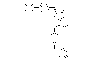 7-[(4-benzylpiperazino)methyl]-2-(4-phenylbenzylidene)coumaran-3-one