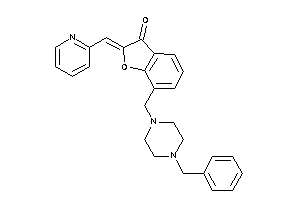 7-[(4-benzylpiperazino)methyl]-2-(2-pyridylmethylene)coumaran-3-one