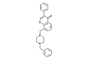 8-[(4-benzylpiperazino)methyl]-3-phenyl-chromone