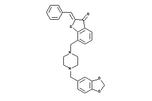 2-benzal-7-[(4-piperonylpiperazino)methyl]coumaran-3-one