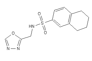 N-(1,3,4-oxadiazol-2-ylmethyl)tetralin-6-sulfonamide