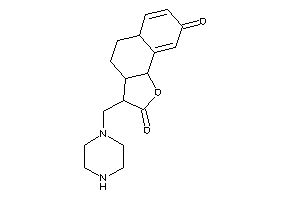 3-(piperazinomethyl)-3,3a,4,5,5a,9b-hexahydrobenzo[g]benzofuran-2,8-quinone