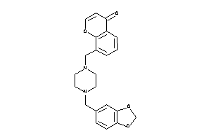 8-[(4-piperonylpiperazino)methyl]chromone