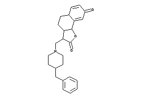 3-[(4-benzylpiperidino)methyl]-3,3a,4,5,5a,9b-hexahydrobenzo[g]benzofuran-2,8-quinone