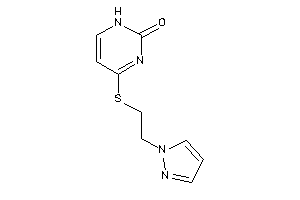 4-(2-pyrazol-1-ylethylthio)-1H-pyrimidin-2-one