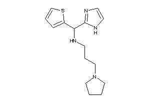 [1H-imidazol-2-yl(2-thienyl)methyl]-(3-pyrrolidinopropyl)amine