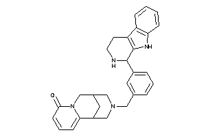 [3-(2,3,4,9-tetrahydro-1H-$b-carbolin-1-yl)benzyl]BLAHone