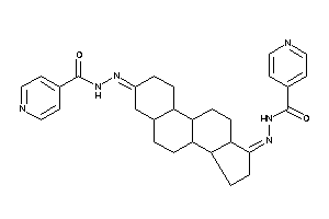 N-[[3-(isonicotinoylhydrazono)-2,4,5,6,7,8,9,10,11,12,13,14,15,16-tetradecahydro-1H-cyclopenta[a]phenanthren-17-ylidene]amino]isonicotinamide