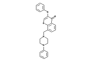 3-phenoxy-8-[(4-phenylpiperazino)methyl]chromone