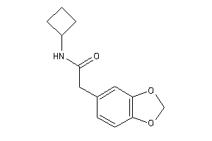 2-(1,3-benzodioxol-5-yl)-N-cyclobutyl-acetamide