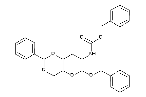 N-(6-benzoxy-2-phenyl-4,4a,6,7,8,8a-hexahydropyrano[3,2-d][1,3]dioxin-7-yl)carbamic Acid Benzyl Ester