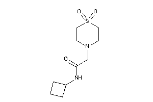 N-cyclobutyl-2-(1,1-diketo-1,4-thiazinan-4-yl)acetamide