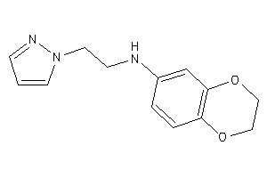 2,3-dihydro-1,4-benzodioxin-6-yl(2-pyrazol-1-ylethyl)amine