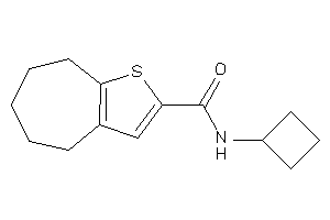 N-cyclobutyl-5,6,7,8-tetrahydro-4H-cyclohepta[b]thiophene-2-carboxamide