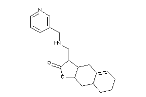 3-[(3-pyridylmethylamino)methyl]-3a,4,6,7,8,8a,9,9a-octahydro-3H-benzo[f]benzofuran-2-one