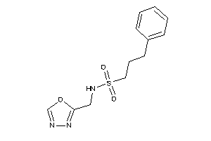 N-(1,3,4-oxadiazol-2-ylmethyl)-3-phenyl-propane-1-sulfonamide