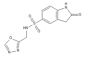 2-keto-N-(1,3,4-oxadiazol-2-ylmethyl)indoline-5-sulfonamide