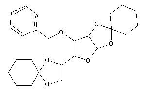 6-benzoxy-5-(1,4-dioxaspiro[4.5]decan-2-yl)spiro[3a,5,6,6a-tetrahydrofuro[2,3-d][1,3]dioxole-2,1'-cyclohexane]