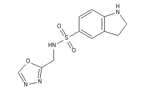 N-(1,3,4-oxadiazol-2-ylmethyl)indoline-5-sulfonamide