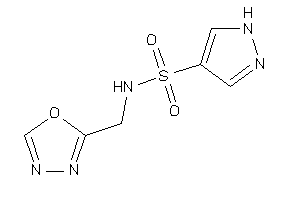 N-(1,3,4-oxadiazol-2-ylmethyl)-1H-pyrazole-4-sulfonamide