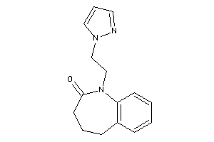Image of 1-(2-pyrazol-1-ylethyl)-4,5-dihydro-3H-1-benzazepin-2-one