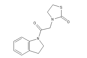 3-(2-indolin-1-yl-2-keto-ethyl)thiazolidin-2-one