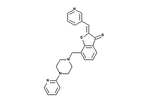 2-(3-pyridylmethylene)-7-[[4-(2-pyridyl)piperazino]methyl]coumaran-3-one