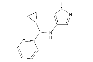 Image of [cyclopropyl(phenyl)methyl]-(1H-pyrazol-4-yl)amine
