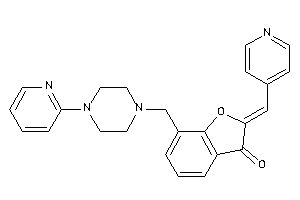 2-(4-pyridylmethylene)-7-[[4-(2-pyridyl)piperazino]methyl]coumaran-3-one