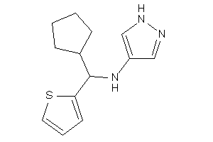 [cyclopentyl(2-thienyl)methyl]-(1H-pyrazol-4-yl)amine