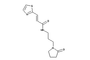 N-[3-(2-ketopyrrolidino)propyl]-3-thiazol-2-yl-acrylamide