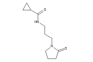 N-[3-(2-ketopyrrolidino)propyl]cyclopropanecarboxamide