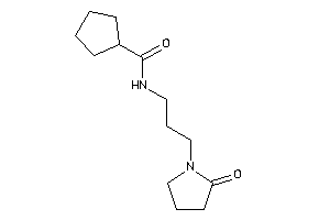 N-[3-(2-ketopyrrolidino)propyl]cyclopentanecarboxamide