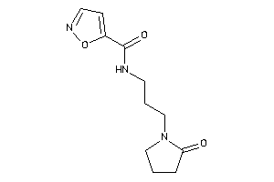 N-[3-(2-ketopyrrolidino)propyl]isoxazole-5-carboxamide