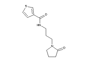 N-[3-(2-ketopyrrolidino)propyl]thiophene-3-carboxamide