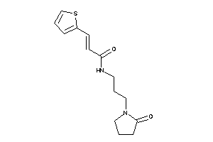 N-[3-(2-ketopyrrolidino)propyl]-3-(2-thienyl)acrylamide