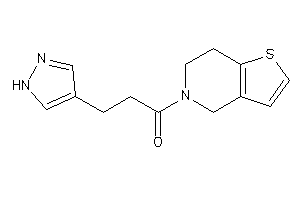 1-(6,7-dihydro-4H-thieno[3,2-c]pyridin-5-yl)-3-(1H-pyrazol-4-yl)propan-1-one