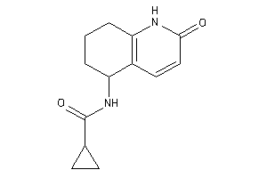 Image of N-(2-keto-5,6,7,8-tetrahydro-1H-quinolin-5-yl)cyclopropanecarboxamide
