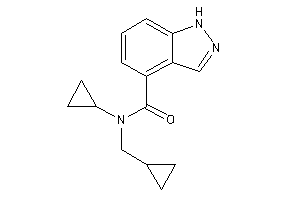 N-cyclopropyl-N-(cyclopropylmethyl)-1H-indazole-4-carboxamide