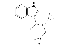 N-cyclopropyl-N-(cyclopropylmethyl)-1H-indole-3-carboxamide