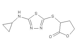 3-[[5-(cyclopropylamino)-1,3,4-thiadiazol-2-yl]thio]tetrahydrofuran-2-one