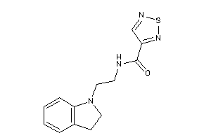 N-(2-indolin-1-ylethyl)-1,2,5-thiadiazole-3-carboxamide