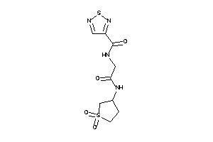 N-[2-[(1,1-diketothiolan-3-yl)amino]-2-keto-ethyl]-1,2,5-thiadiazole-3-carboxamide