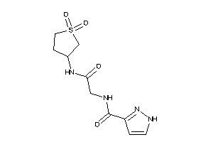 N-[2-[(1,1-diketothiolan-3-yl)amino]-2-keto-ethyl]-1H-pyrazole-3-carboxamide