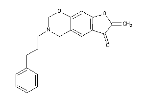 7-methylene-3-(3-phenylpropyl)-2,4-dihydrofuro[3,2-g][1,3]benzoxazin-6-one