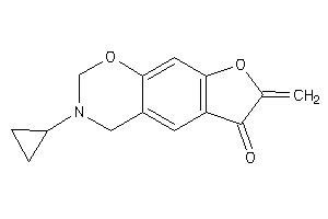 Image of 3-cyclopropyl-7-methylene-2,4-dihydrofuro[3,2-g][1,3]benzoxazin-6-one