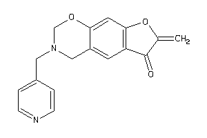 Image of 7-methylene-3-(4-pyridylmethyl)-2,4-dihydrofuro[3,2-g][1,3]benzoxazin-6-one