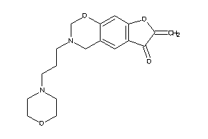 7-methylene-3-(3-morpholinopropyl)-2,4-dihydrofuro[3,2-g][1,3]benzoxazin-6-one